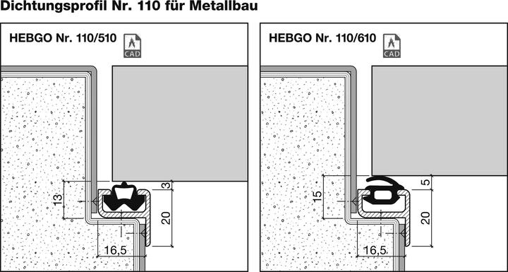 Productafbeelding Hebgo Bevestigingsprofielen 110