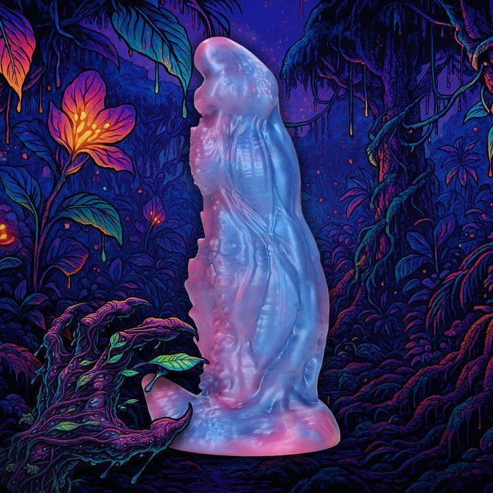Produktbild Ouch! Galactic Night Fiend - Silicone Dildo - Purple