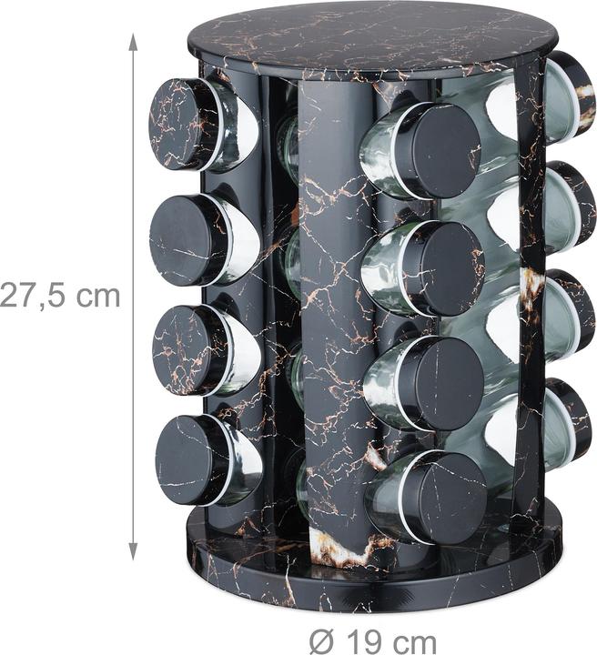 Actual product image Relaxdays 17pcs. spice carousel
