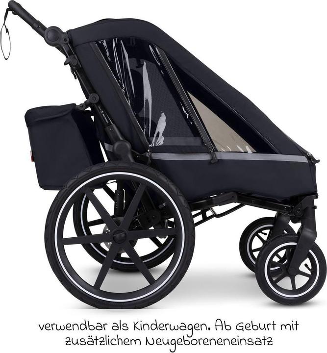 Produktbild ABC Design Fahrradanhänger 3in1 Fahrradanhänger und Kinderwagen Tour