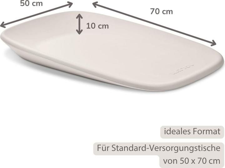 Productafbeelding Nattou changing mat made of soft PU foam washable changing mat approx 50 x 70 cm Softy clay colours (50 x 70 cm)
