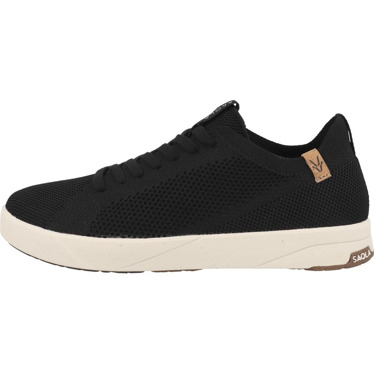 Saola, Herren, Sneaker, Cannon Knit 2.0, Schwarz, (44.5)