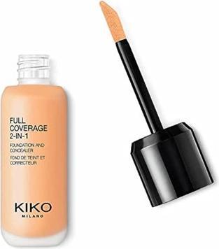 Actual product image KIKO Milano Full Coverage 2-in-1 Foundation & Concealer (95 Neutral Gold)