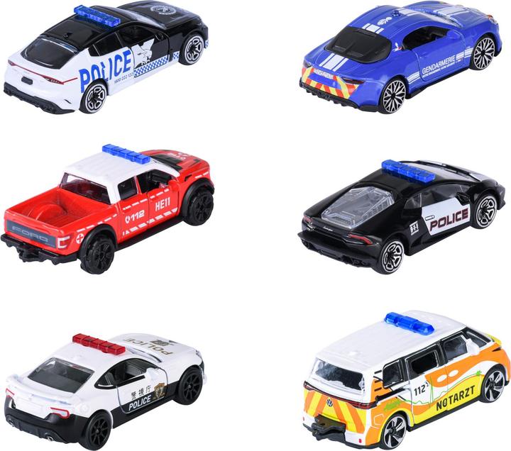 Produktbild Majorette Rescue World Premium Cars, 6-sort.