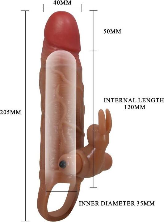 Productafbeelding Pretty Love - Osmar Penishãoelle + Vibrierender Klitoris-Stimulator