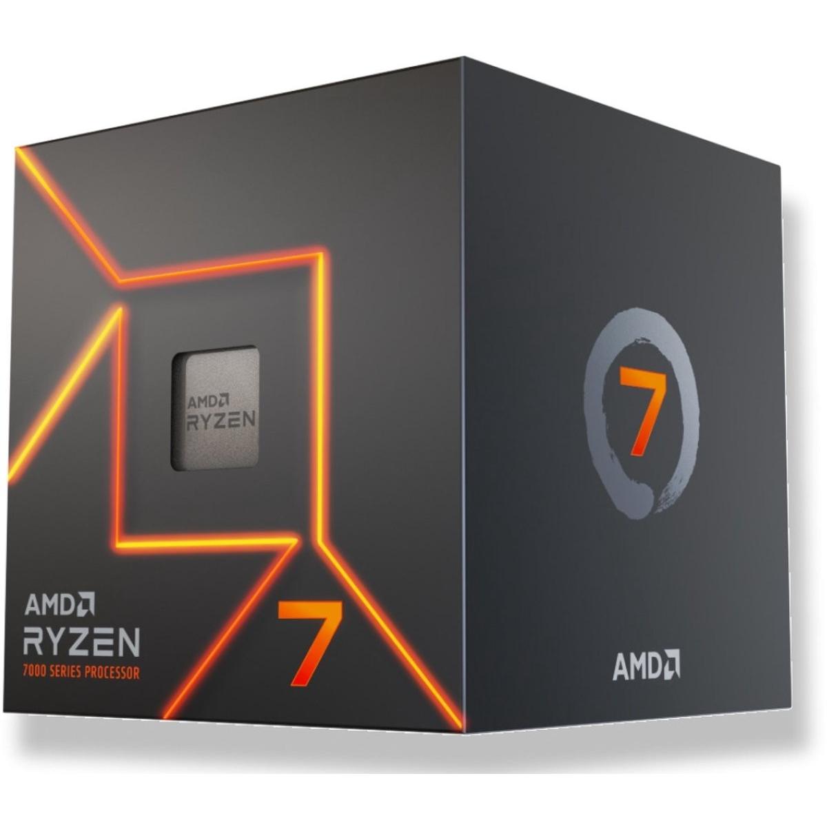 AMD Ryzen 7 7700, Ryzen™ 7, Sockel AM5, 5 nm, Box,, 3,8 GHz (3.80 GHz, 8 -Core), Prozessor