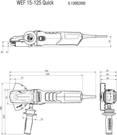 Actual product image Metabo WEF 15 Quick (125 mm)