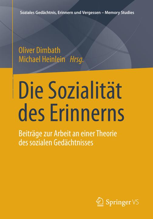Produktbild Die Sozialität des Erinnerns (Deutsch, 2014)