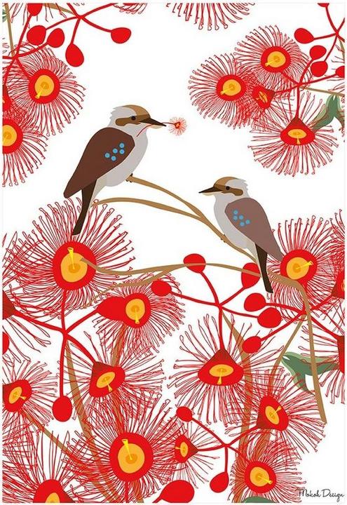 Actual product image Mokoh Printed Kookaburra (30 x 40 cm)