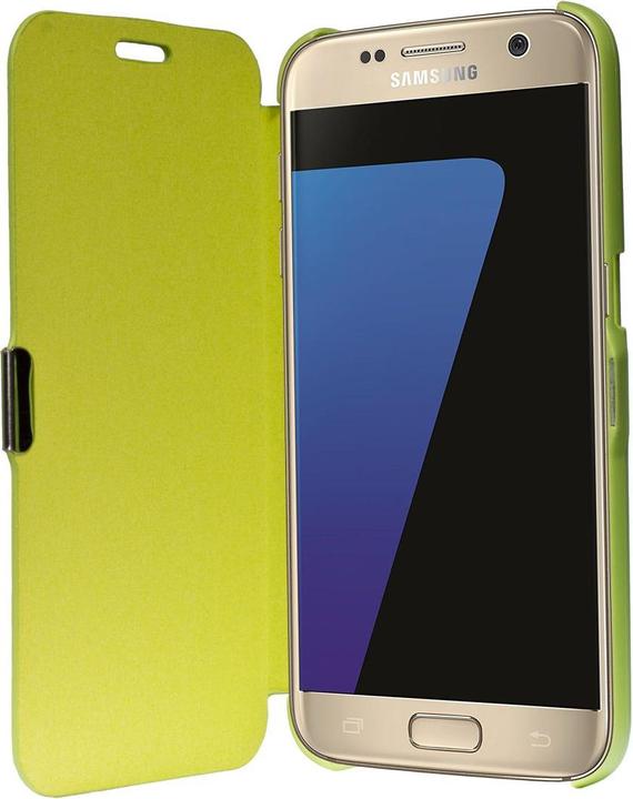 Produktbild König Design Handyhülle für Samsung Galaxy S7 Edge Schutztasche Wallet Cover 360 Case Grün (Samsung Galaxy S7 Edge)