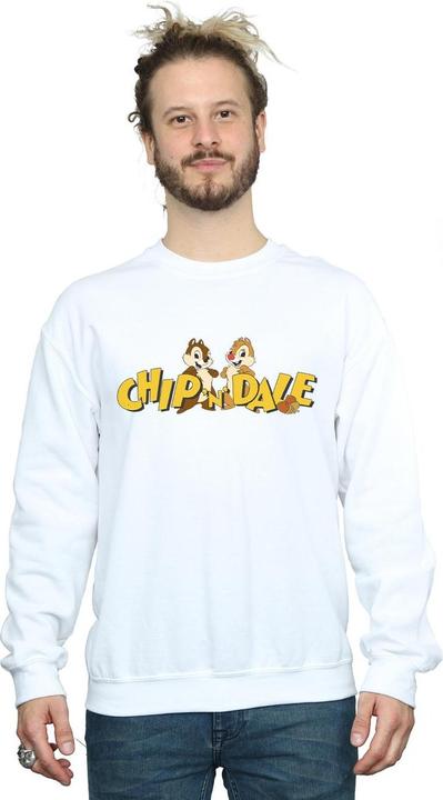 Actual product image Disney Mens Chip And Dale Character Logo Sweatshirt (M)