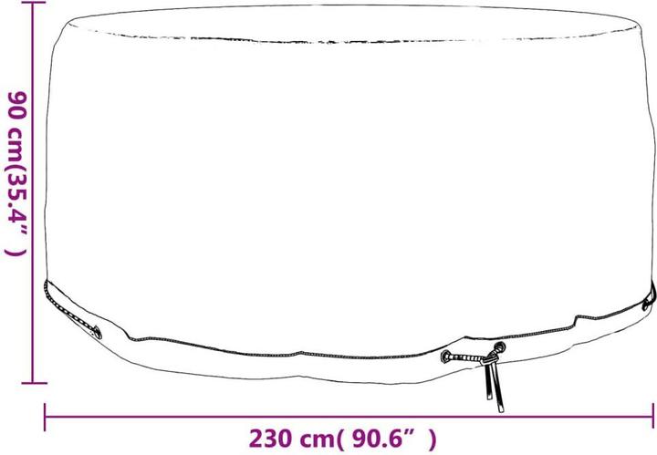 Produktbild vidaXL Gartenmöbel Abdeckung