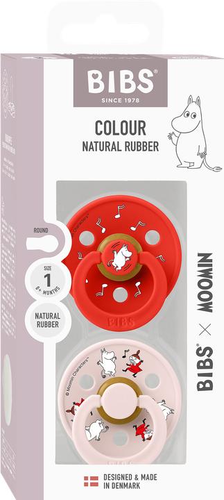 Produktbild Bibs - x Moomin Pacifier - Candy Apple - Size 1 (2x)