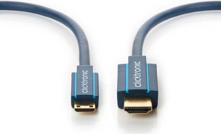 Produktbild clicktronic mini HDMI (Typ C) — HDMI (Typ A) (1 m)