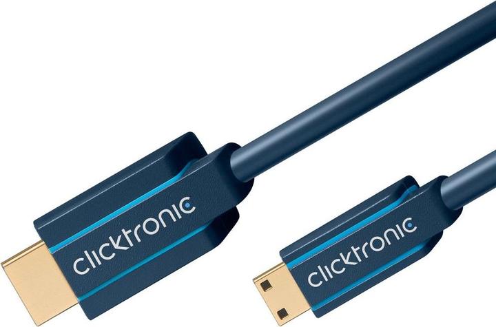 Produktbild clicktronic mini HDMI (Typ C) — HDMI (Typ A) (1 m)