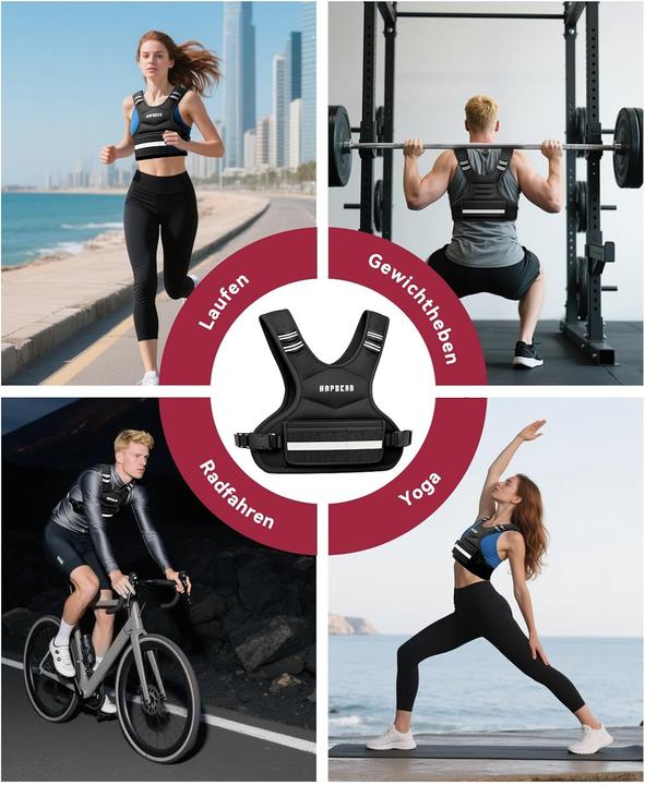Actual product image Hapbear Verstellbare Gewichtsweste