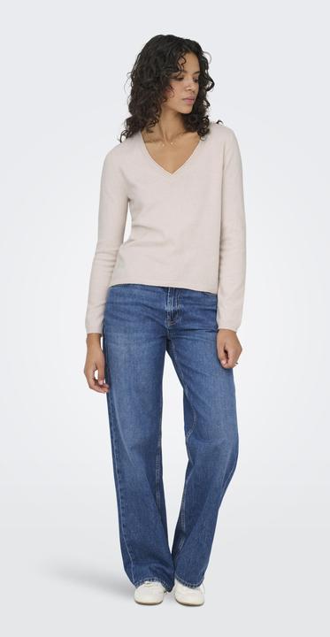 Produktbild Only Onlloyal Life Ls V-Neck Pullo Knt Noos (S)