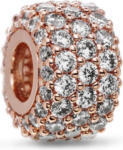 Actual product image Pandora Pavé Charm (Rose gold-plated metal alloy)