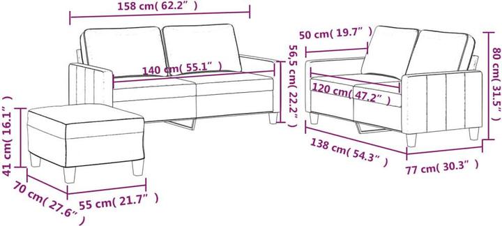 Produktbild vidaXL Galdina (Polstergruppe)