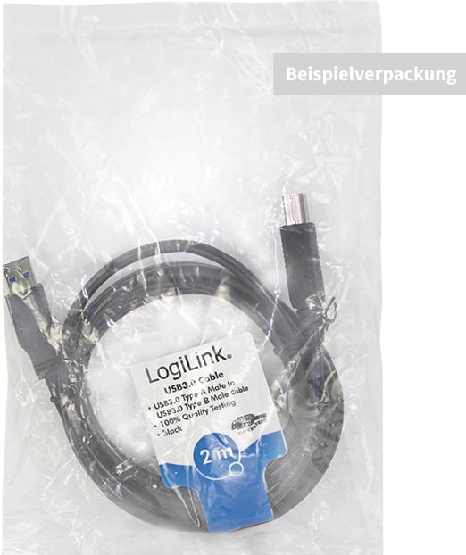 Produktbild LogiLink USB-Kabel 9-polig USB Typ A (M) (3 m, USB 3.0)
