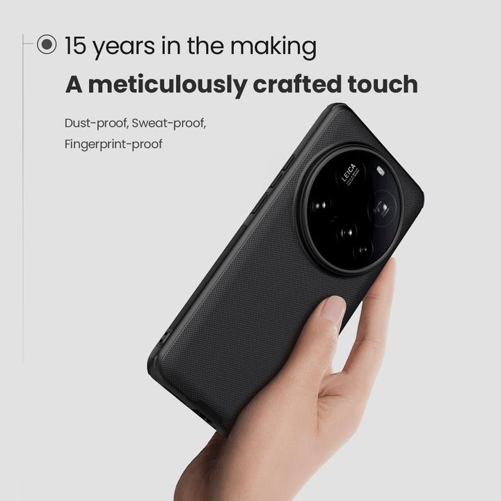 Produktbild Xiaomi Rückwandabdeckung - Nillkin Super Frosted PRO Magnetic Back Cover für 15 Ultra Schwarz (Xiaomi 15 Ultra)