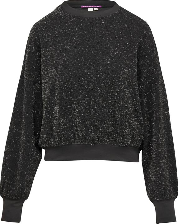 Immagine prodotto S.Oliver Sweatshirt Sweatshirt mit Glitzereffekt und überschnittener Schulter (L)
