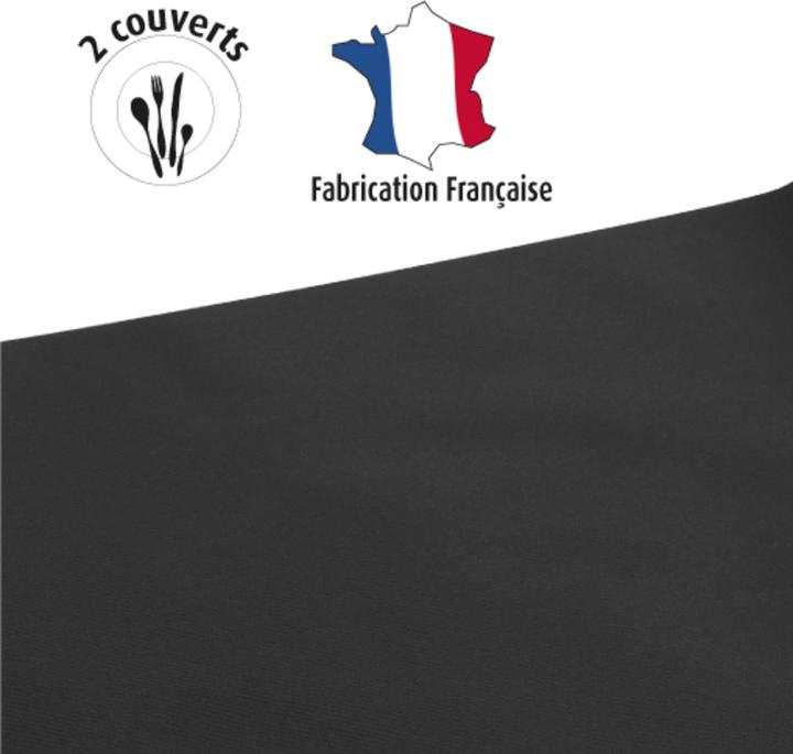 Actual product image PROnappe Table runner airlaid, black