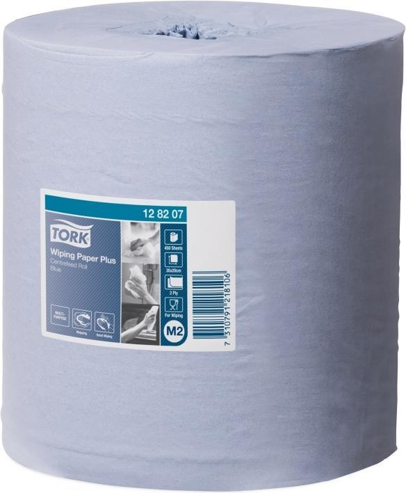 Produktbild Tork Wiping Paper Centre Roll Blue 6x157 (6 x)