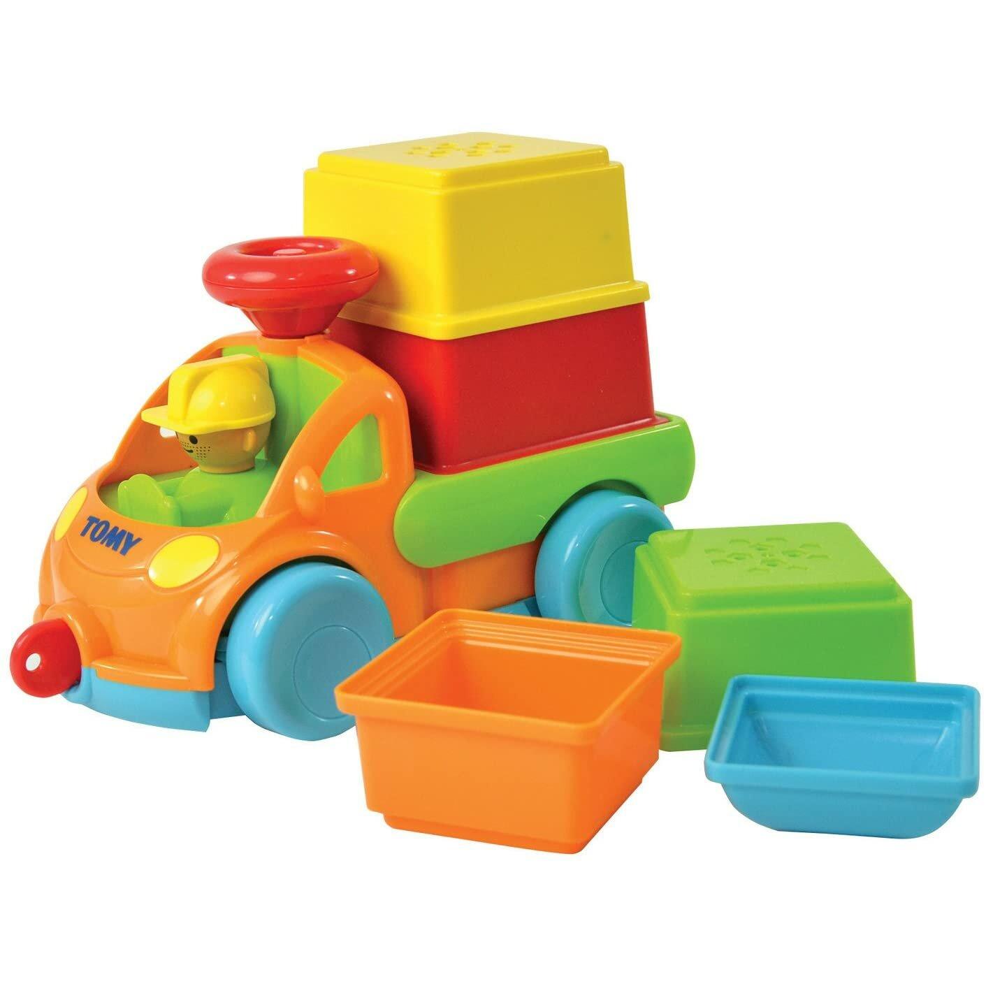 Tomy Toomies Cars Playset Giocattolo impilabile con suoni