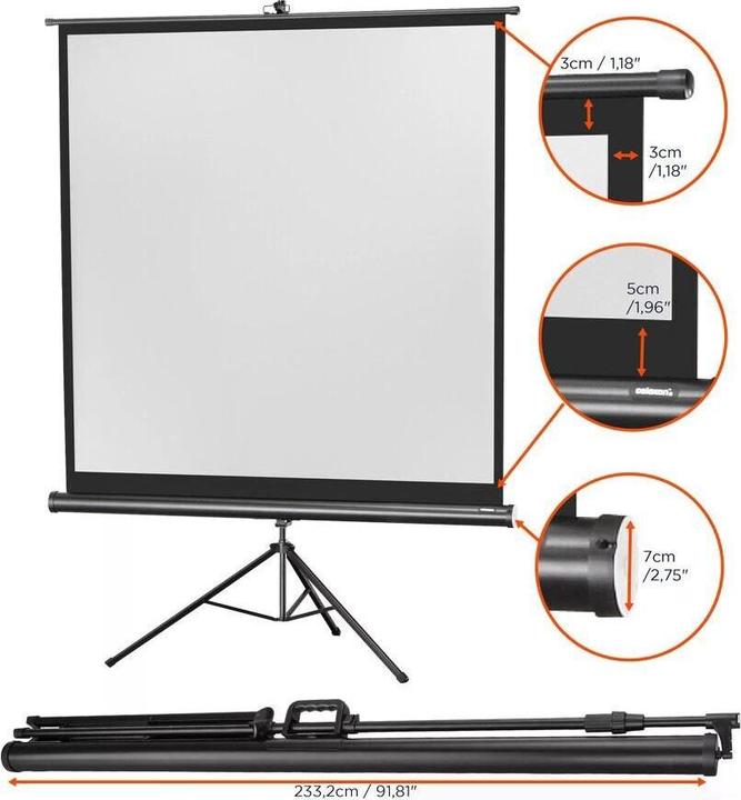 Produktbild Celexon Eco Stativ, Leinwand, 1:1 (86.22", 1:1)