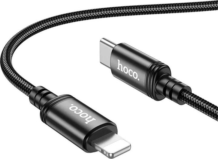Actual product image Hoco Cable Cable USB C to Lightning PD 27W 2 m X89 black (2 m, USB 3.2 Gen 2, 27 W)