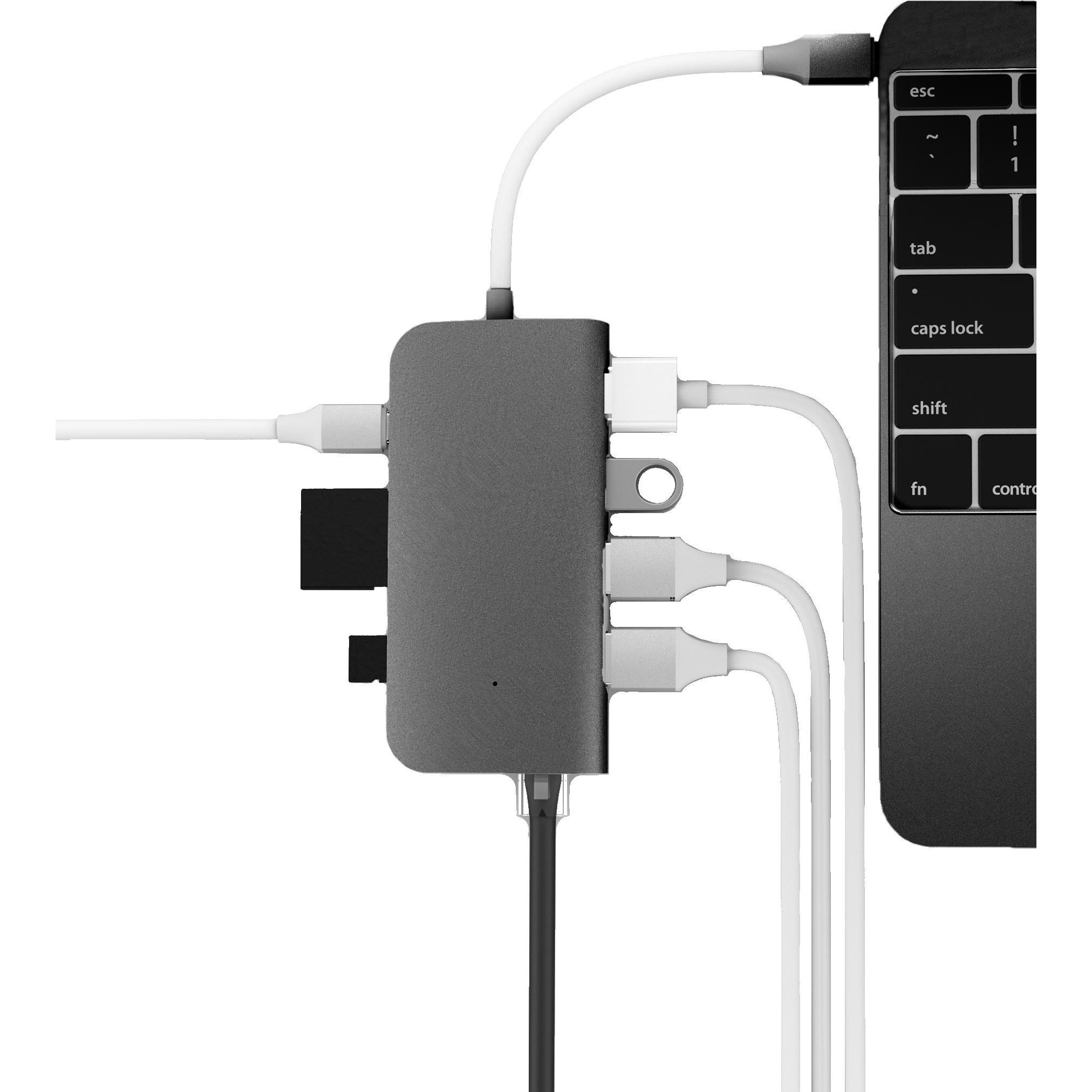 Thumbnail - LMP Mini (USB-C, 8 Ports), Dockingstation + USB Hub, Grau