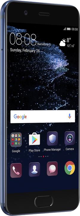 Actual product image Huawei P10 (64 GB, Hyper Diamond-Cut Dazzling Blue, 5.10", Hybrid Dual SIM, 4G)