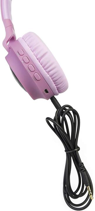 Produktbild PowerLocus Buddy Bluetooth-Kinderkopfhörer pink