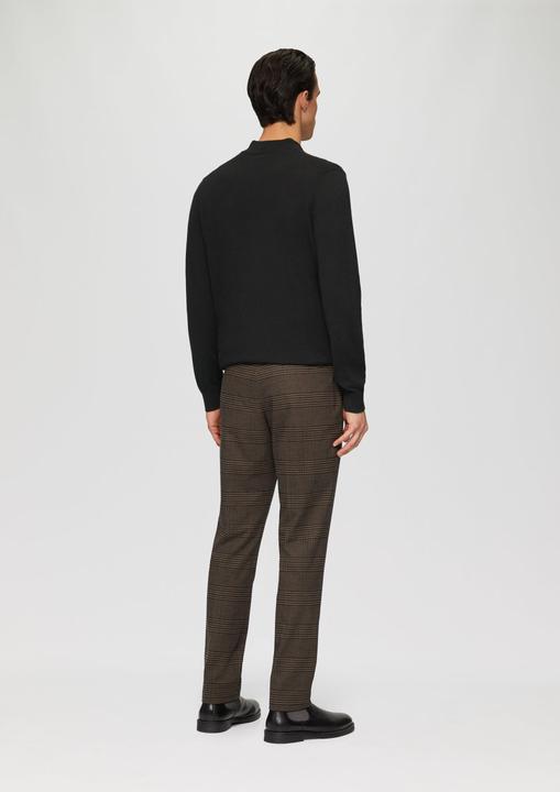 Produktbild S.Oliver Strickpullover Strickpullover mit Troyer-Kragen und Seide (3XL)