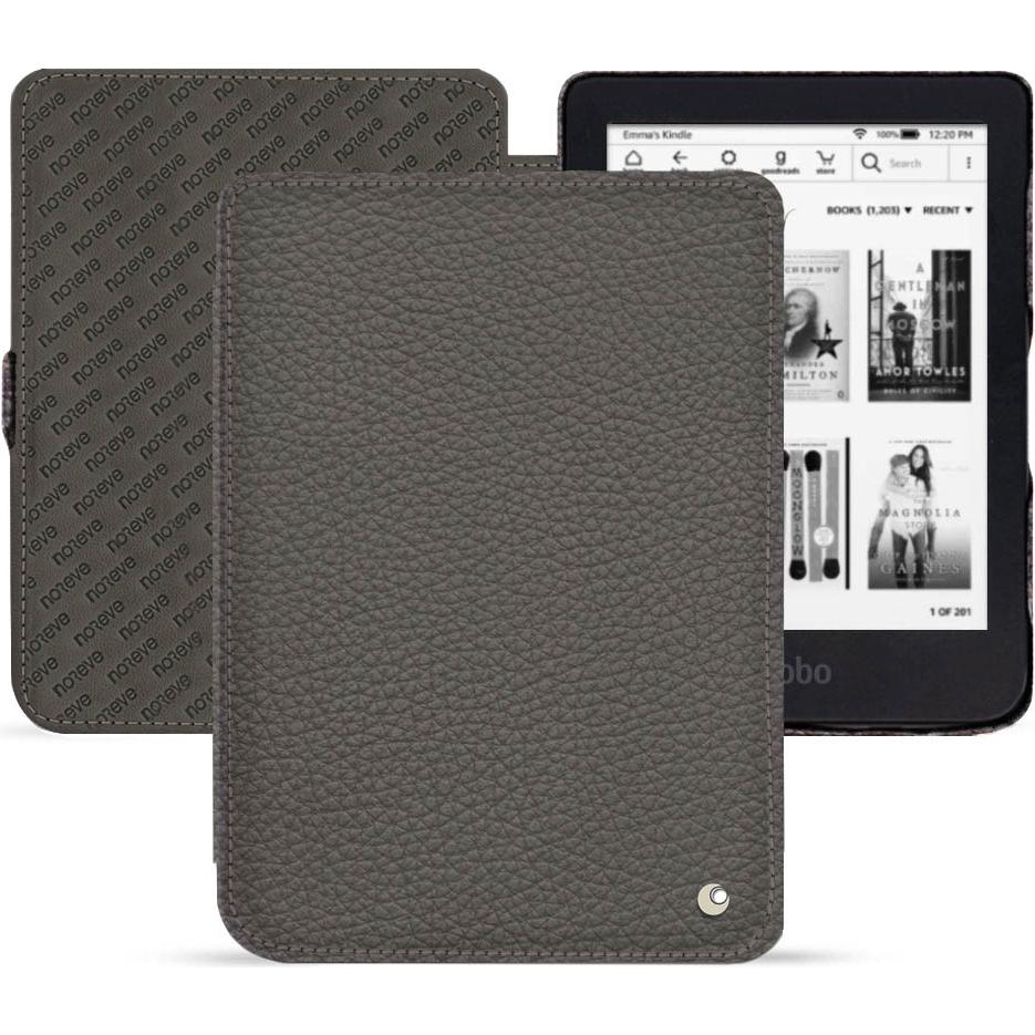 Noreve Lederschutzhülle horizontal (Kobo Clara 2e), Tablet Hülle, Grau