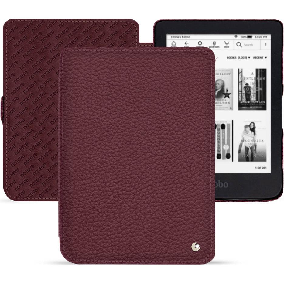 Noreve Lederschutzhülle horizontal (Kobo Clara 2e), Tablet Hülle, Violett