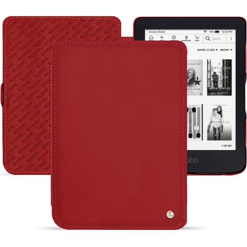 Noreve Lederschutzhülle horizontal (Kobo Clara 2e), Tablet Hülle, Rot