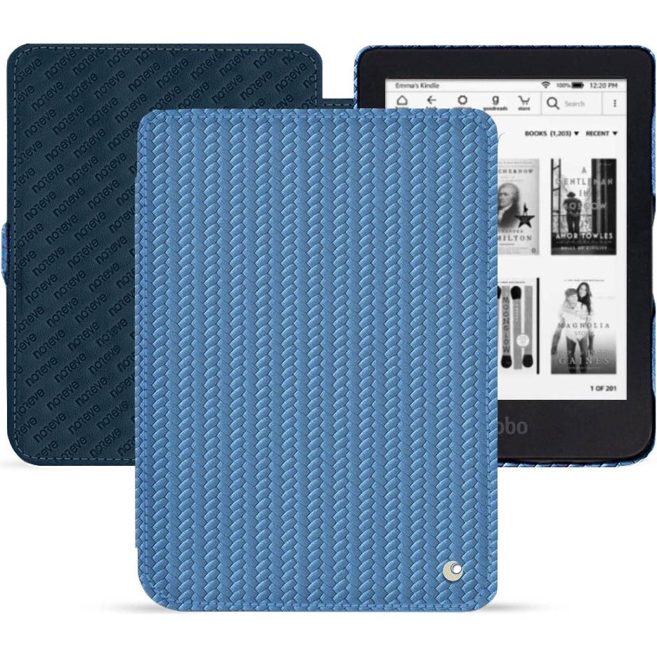 Noreve Lederschutzhülle horizontal (Kobo Clara 2e), Tablet Hülle, Blau