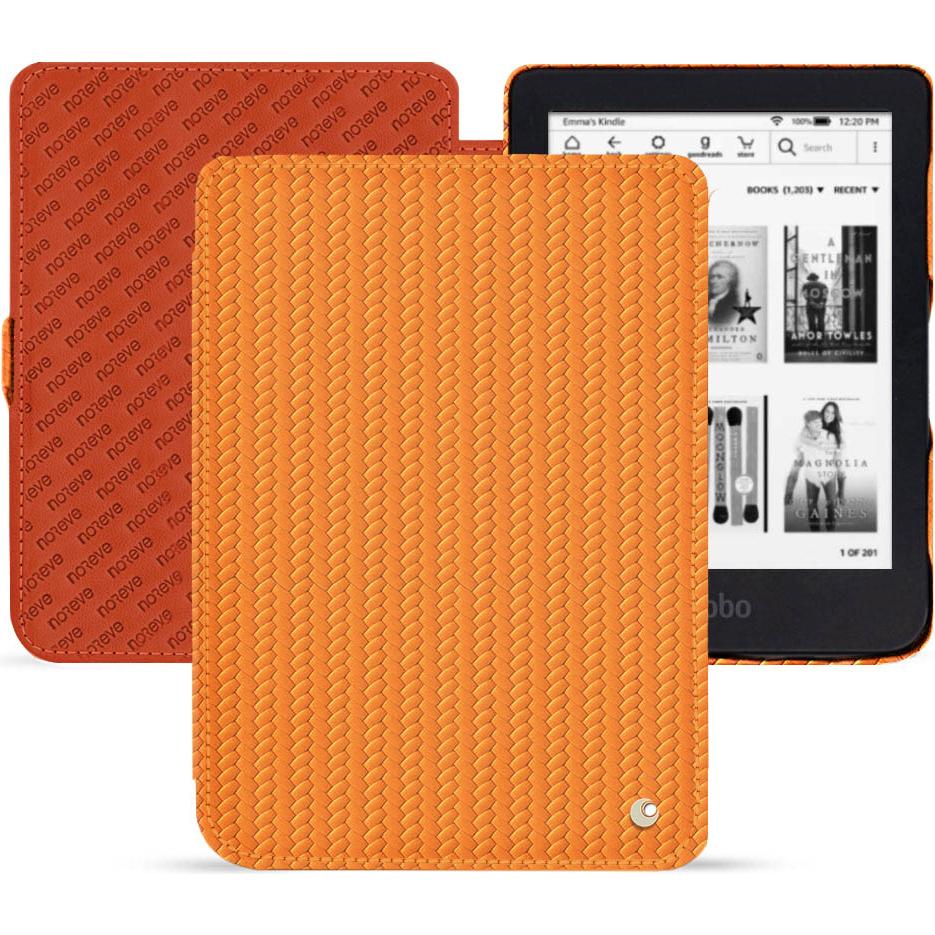 Thumbnail - Noreve Lederschutzhülle horizontal (Kobo Clara 2e), Tablet Hülle, Orange