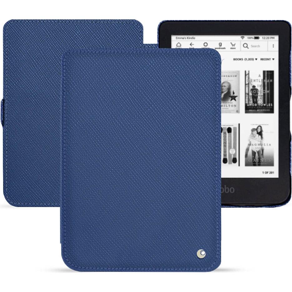 Noreve Lederschutzhülle horizontal (Kobo Clara 2e), Tablet Hülle, Blau
