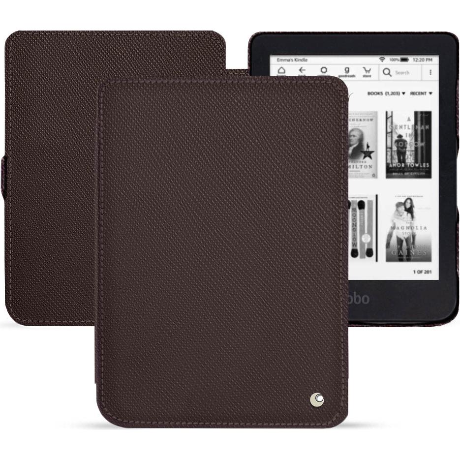Noreve Lederschutzhülle horizontal (Kobo Clara 2e), Tablet Hülle, Braun