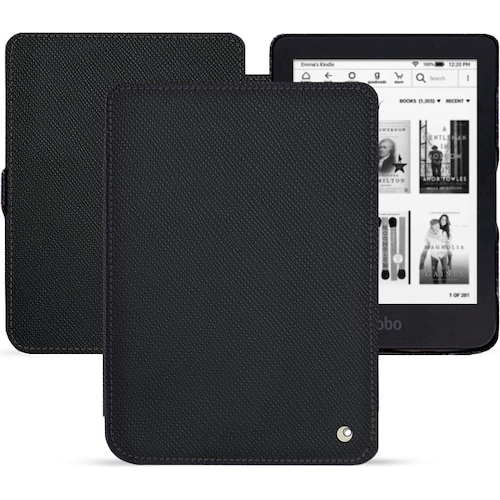 Noreve Lederschutzhülle horizontal (Kobo Clara 2e), Tablet Hülle, Schwarz