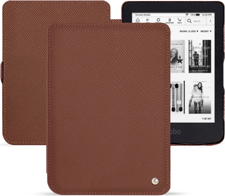 Productafbeelding Noreve Lederen omslag horizontaal (Kobo Clara 2e)