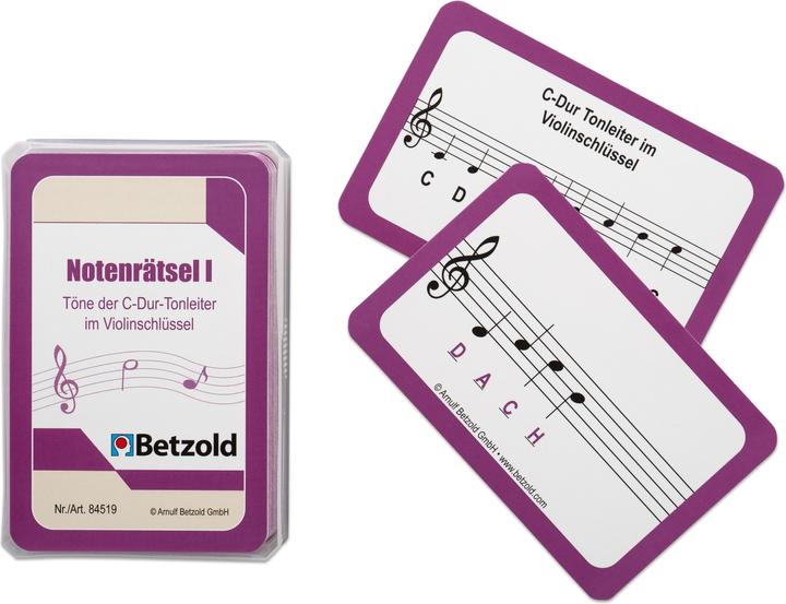 Actual product image Betzold Musik Note puzzle I (German)