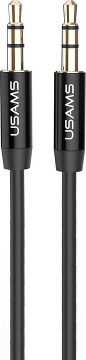 Produktbild Usams Adapter audio jack 3,5m 3,5m 1m czarnyblack YP101 YP01 (1 m, 3.5mm Klinke (AUX))