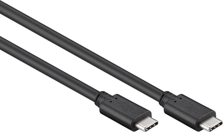 Produktbild Good Connections Lade- und Datenkabel USB 3.1 (Gen.1), USB-C™ Stecker beidseitig, CU, schwarz, 2m, ® (2 m, USB 3.1)