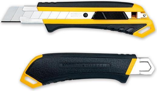 Actual product image Komelon Messer mit auswechselbarer Abbrechklinge 18mm
