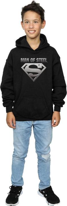 Image du produit - Sweat à capuche SUPERMAN MAN OF STEEL SHIELD - Garçon (128)
