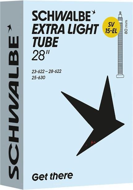 Image du produit Schwalbe Schlauch Extra Light SV15, 23/28-622/630, 80mm (28", 80 mm)